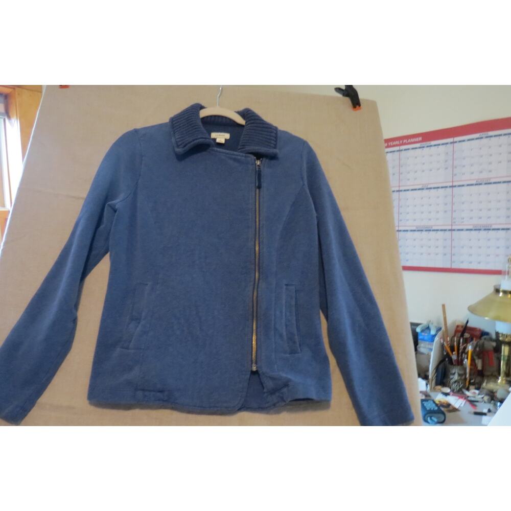 ✨ L.L.Bean Blue Fleece Sweatshirt Jacket Size S | Gorpcore Essential ✨